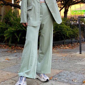 MOTEL ROCKS Trousers in Sage